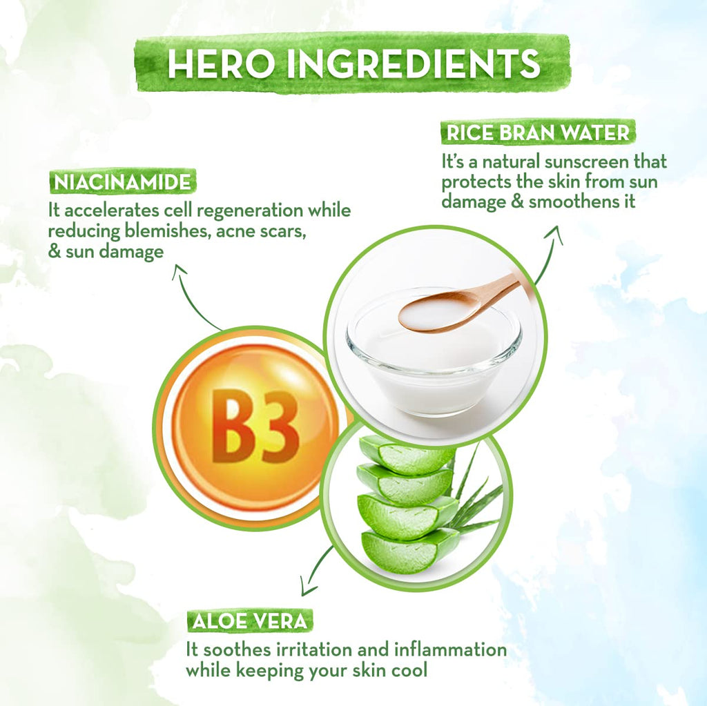 Mamaearth Rice Sunscreen Gel 50g