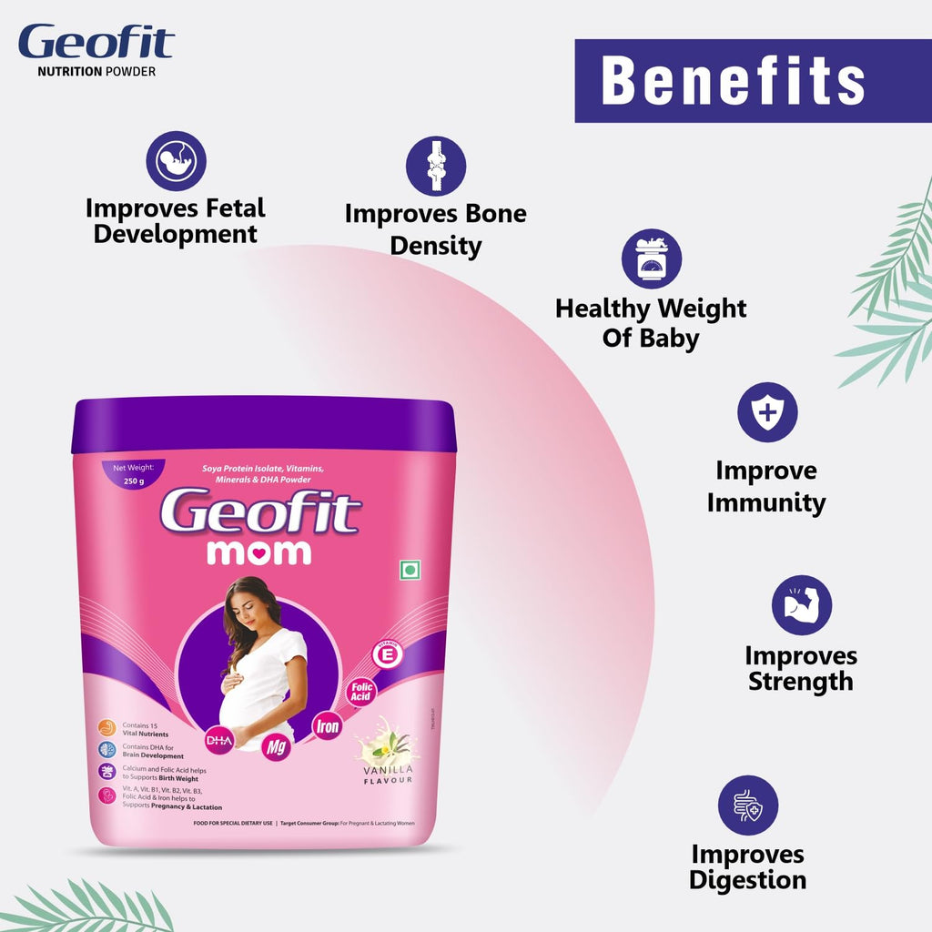 Leeford Geofit Vanilla Flavoured Mom Protein Powder