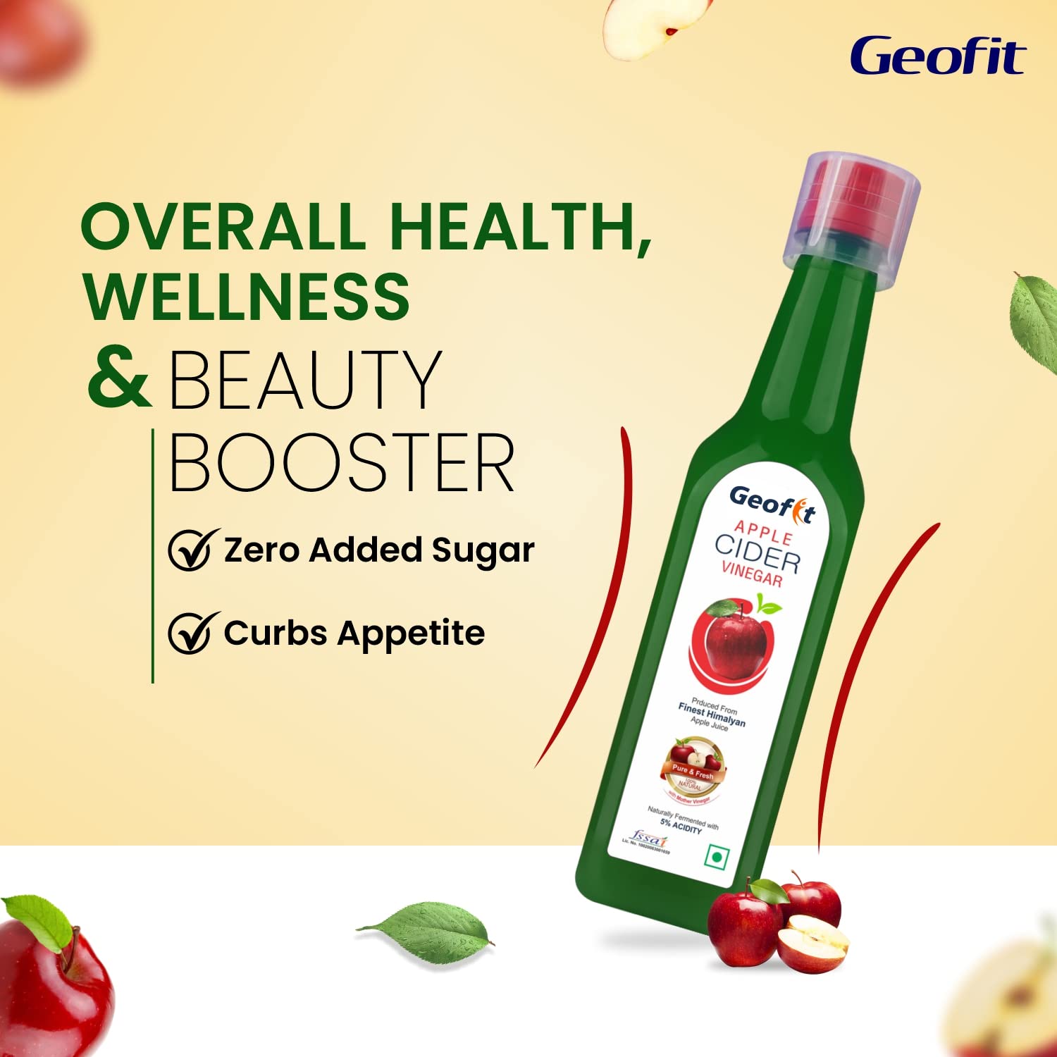 Leeford Geofit Organic Apple Cider Vinegar Juice 500ml