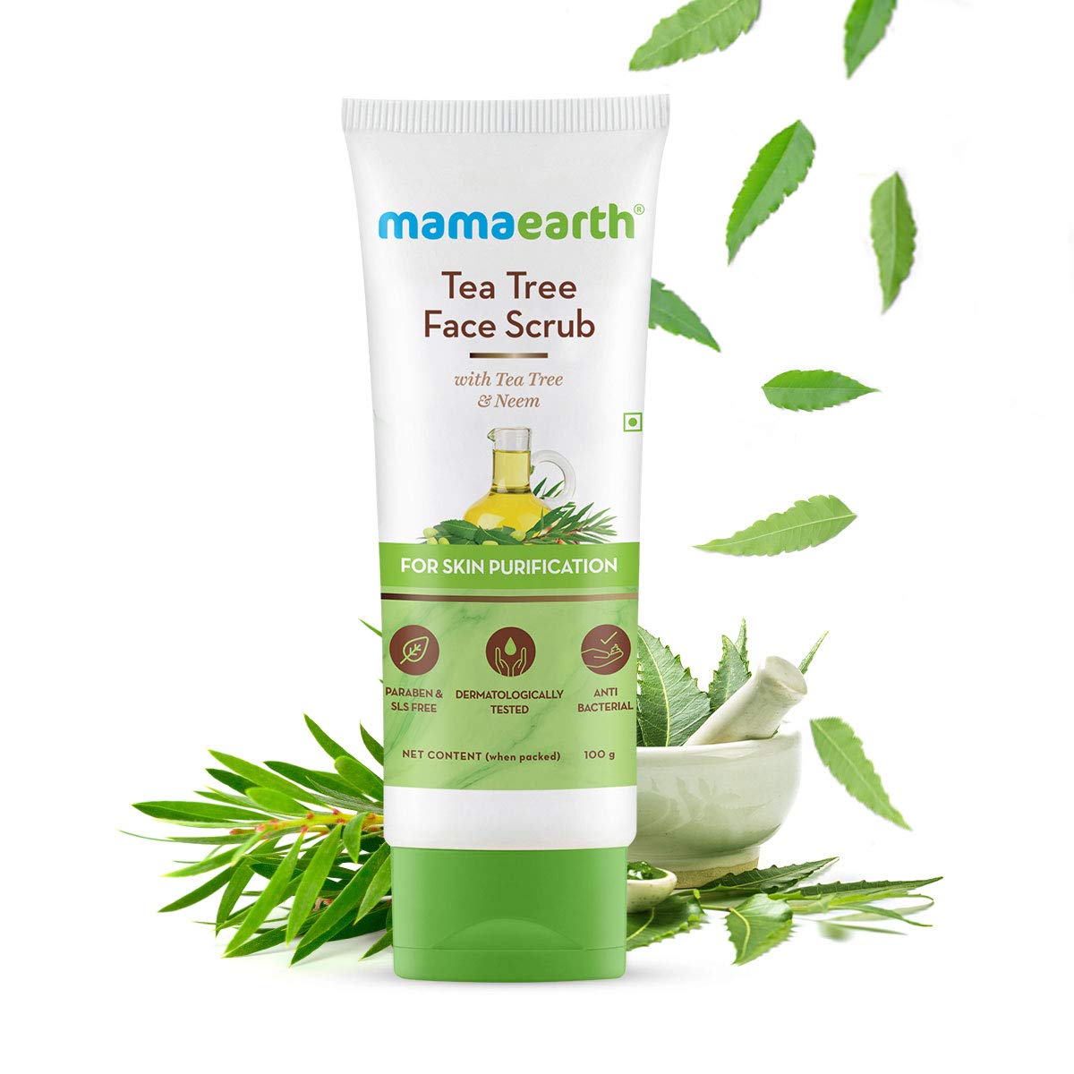 Mamaearth Tea Tree Face Scrub 100g