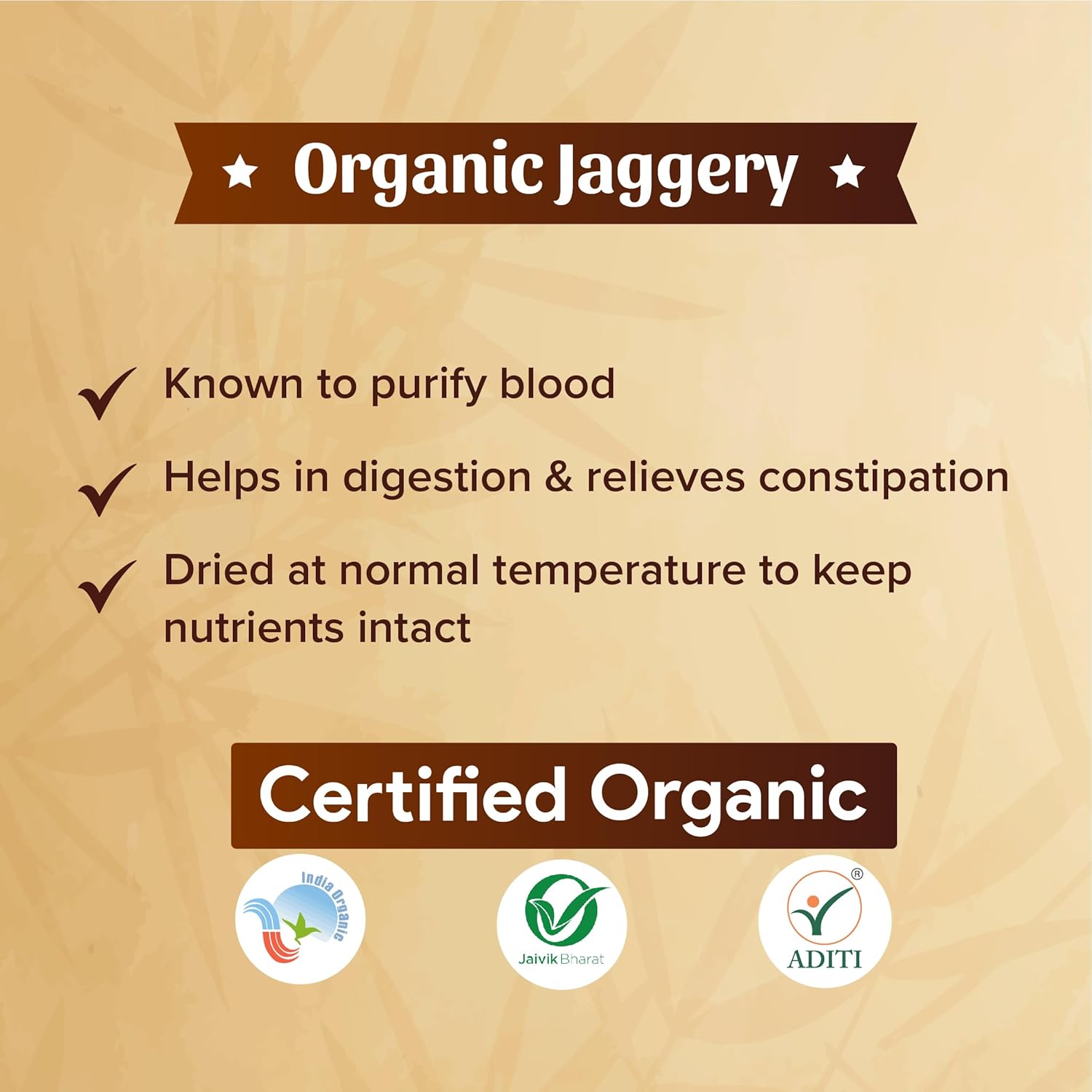 Sri Sri Tattva Organic Jaggery 500g