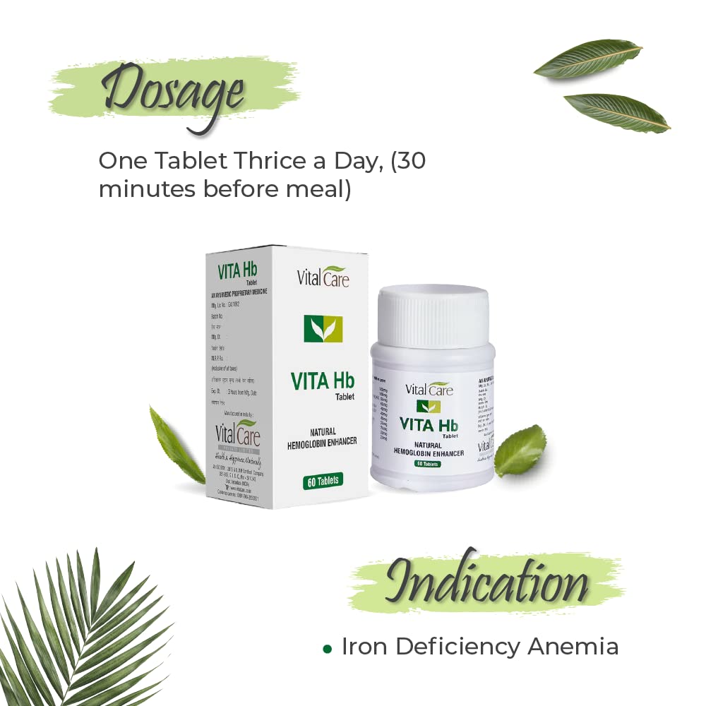 Vital Care Ayurvedic Vita Hb 60 Capsule