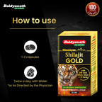 Baidhyanath Ayurvedic Shilajit Forte With Gold 20 Capsule