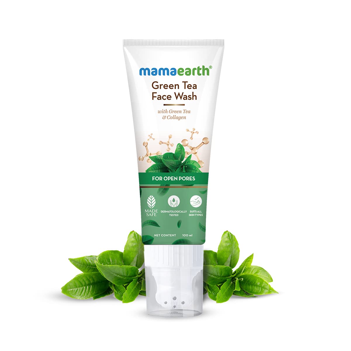 Mamaearth Green Tea Face Wash For Open Pores 100ml