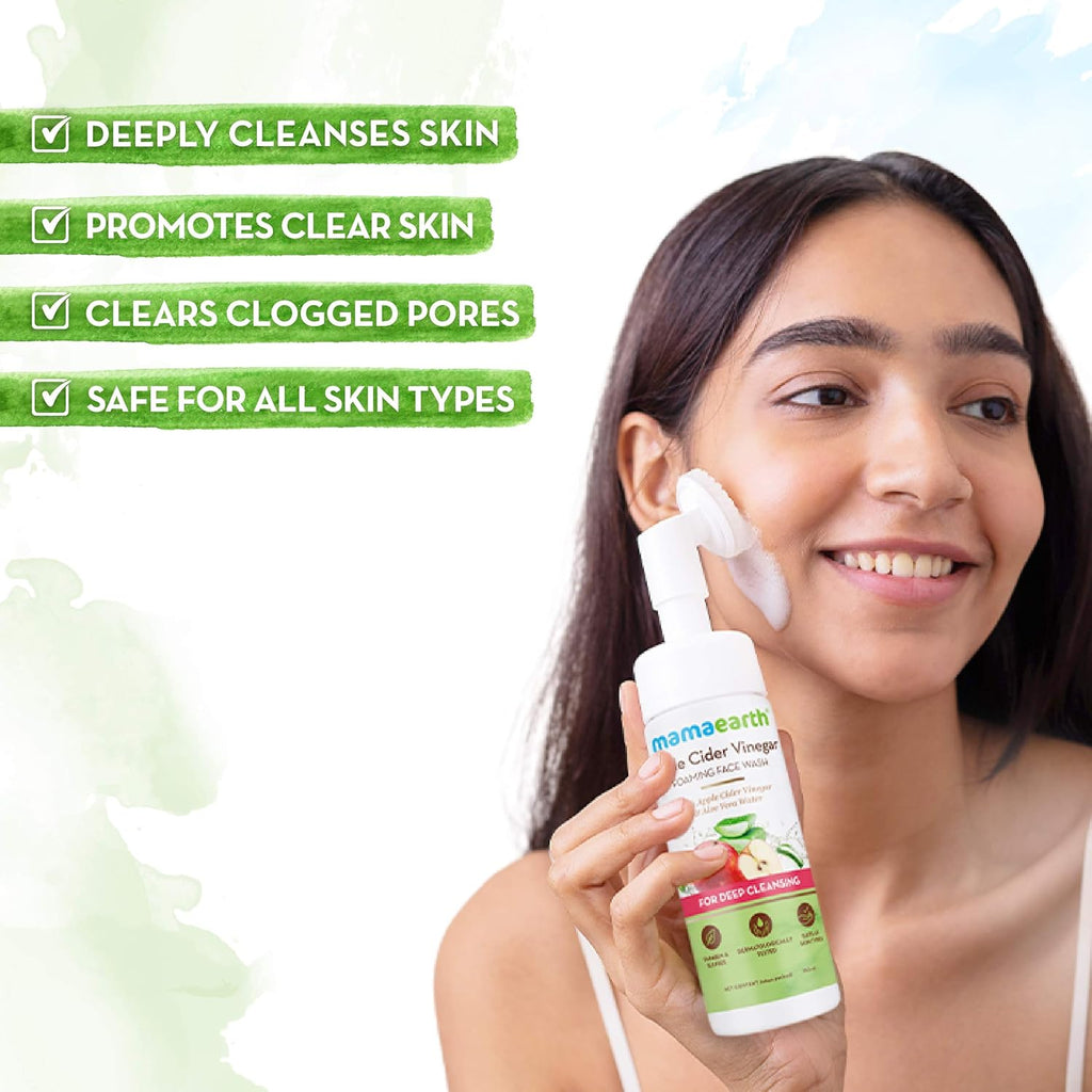 Mamaearth Apple Cider Vinegar Foaming Face Wash 150ml