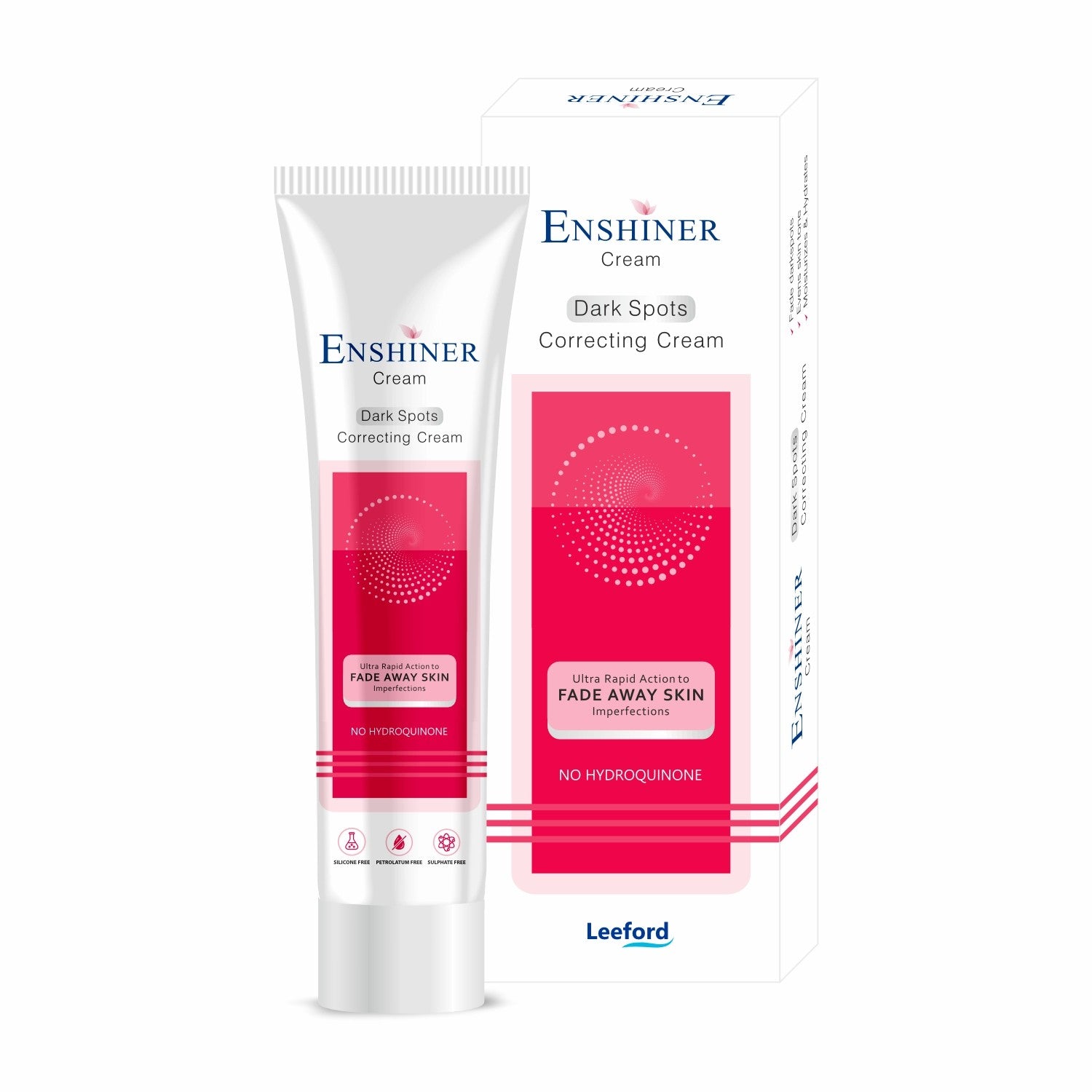 3 X Leeford Enshiner Kojic Acid And Vitamin C Cream 15g