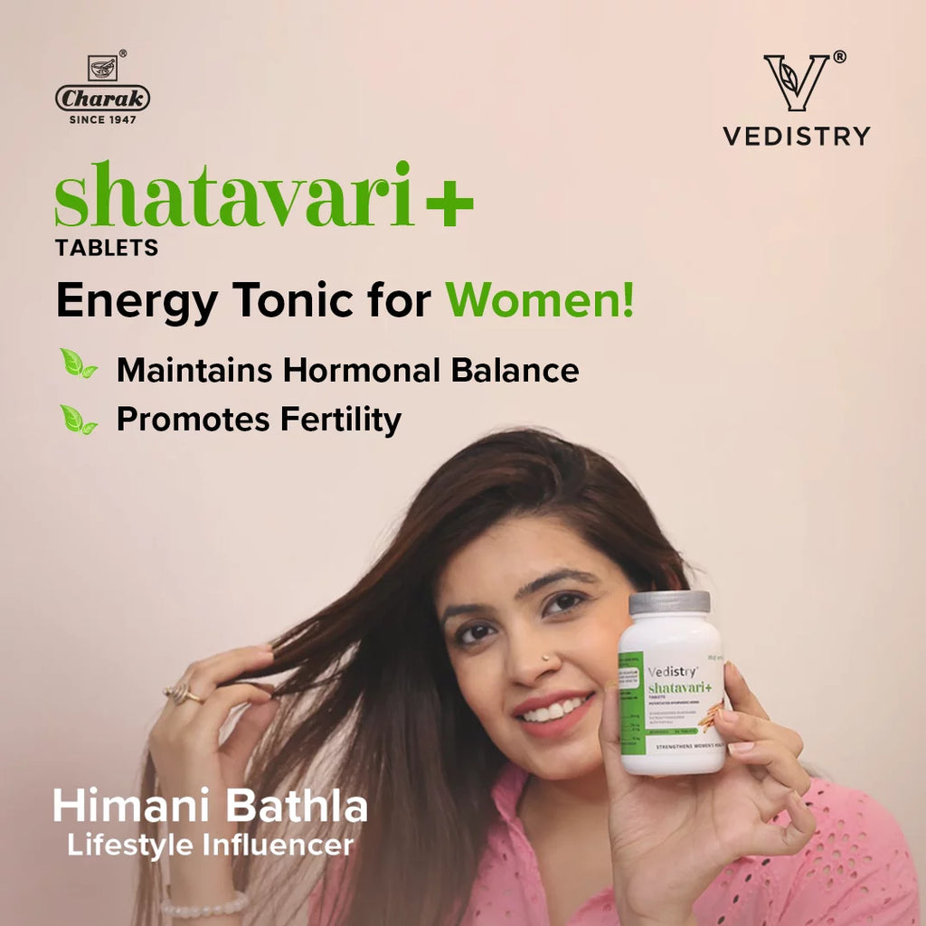 Vedistry Ayurvedic Shatavari+ 60 Tablets