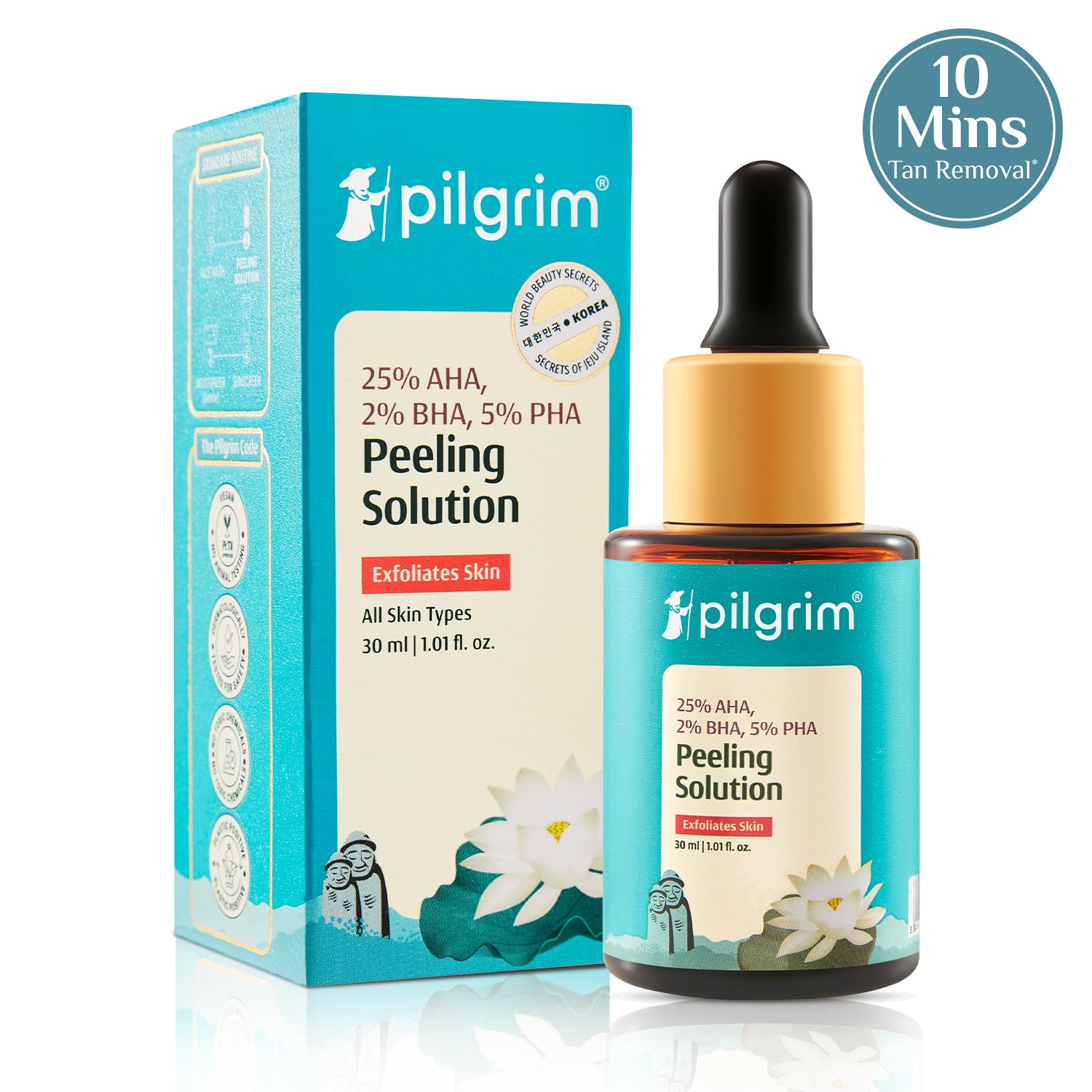 Pilgrim Cosmetics 25% AHA, 2% BHA, 5% PHA Peeling Solution 30ml