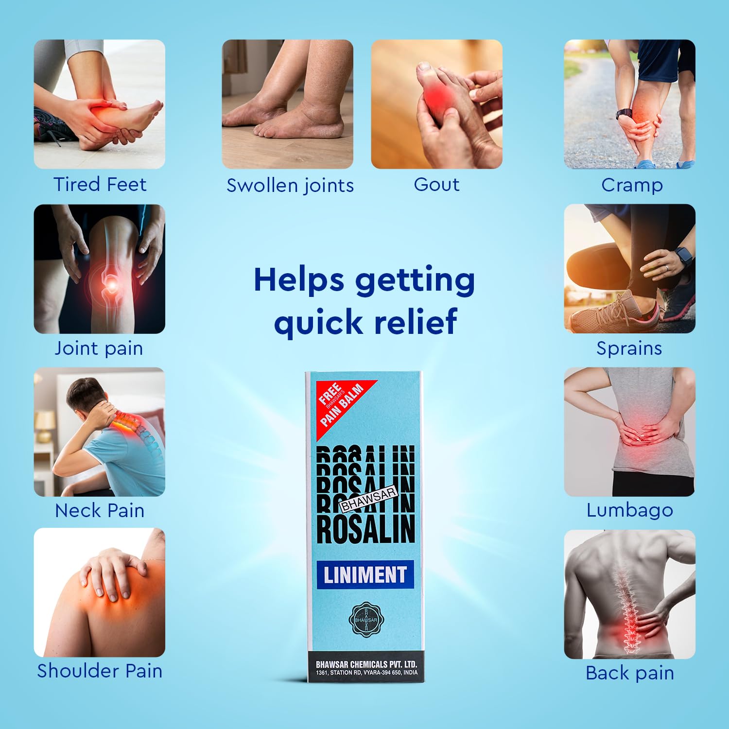 Bhawsar Ayurvedic Rosalin  Liniment Oil