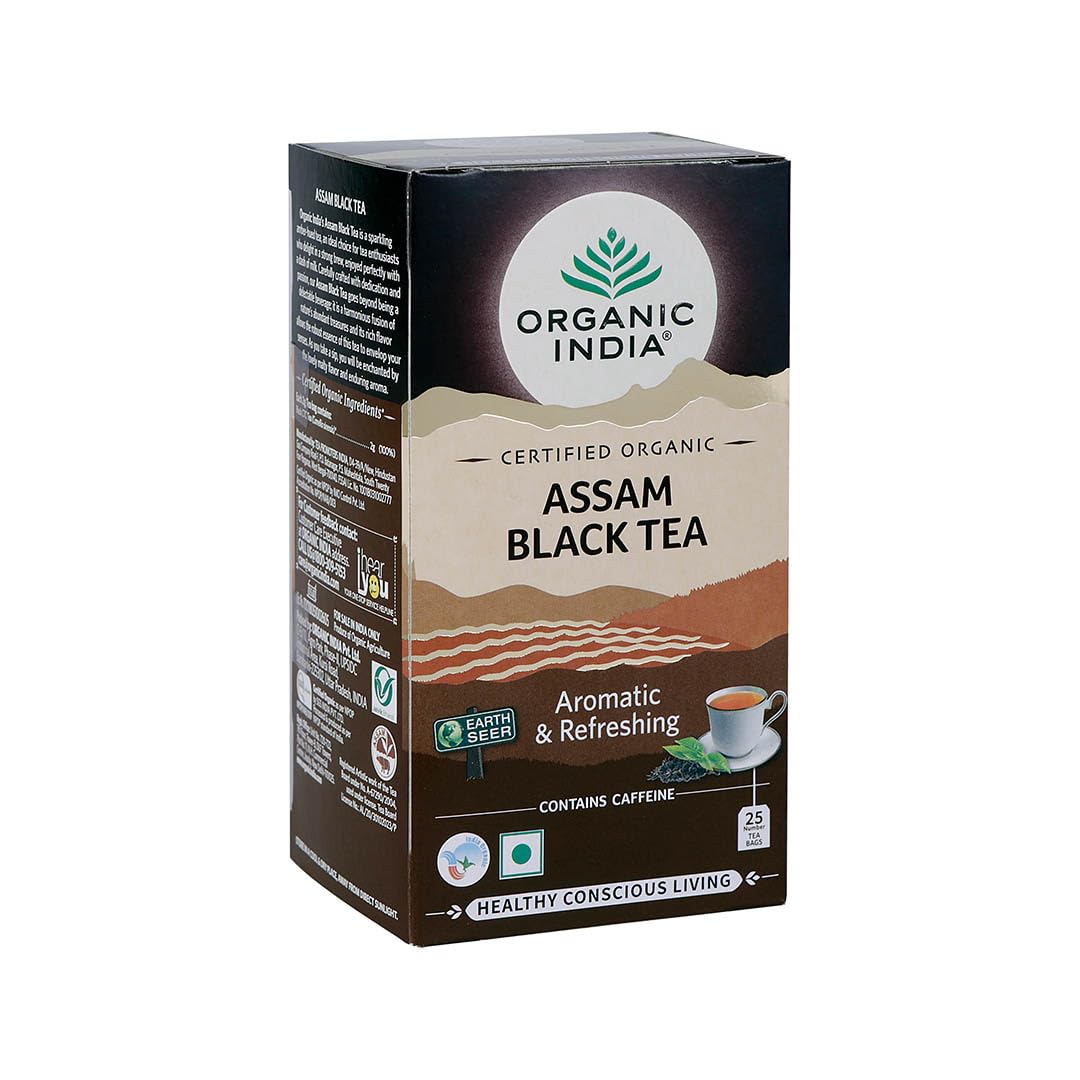 Organic India Assam Black Green Tea Teabag
