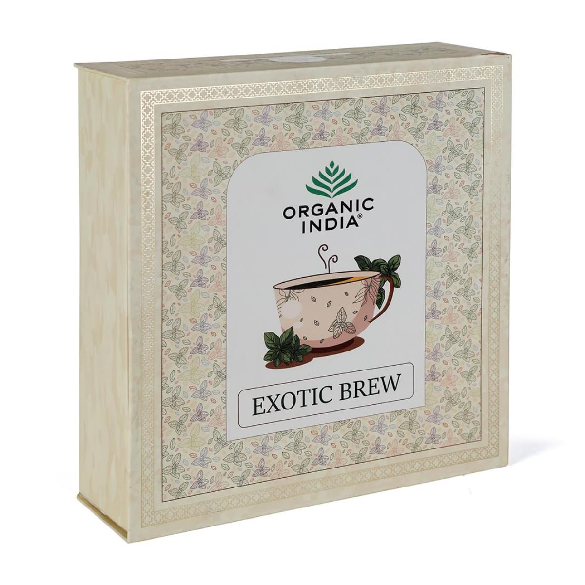 Organic India Exotic Brew Gift Box with Tea Infuser 3 X 100g