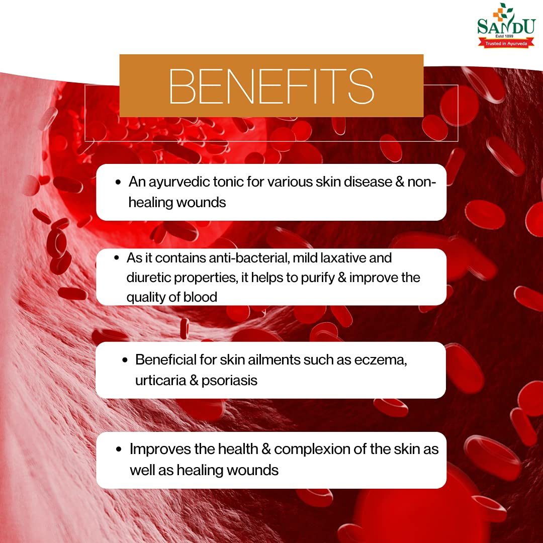 Sandu Ayurvedic Mahamanjishtadi Kadha Liquid