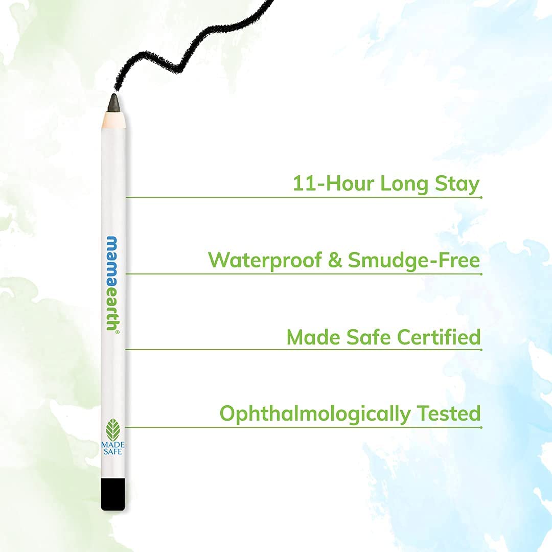 Mamaearth Charcoal Black Long Stay Eye Kajal Kohl Pencil