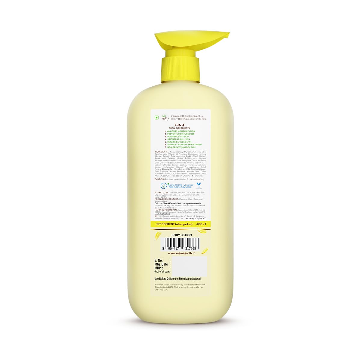Mamaearth Vitamin C Daily Glow Body Lotion