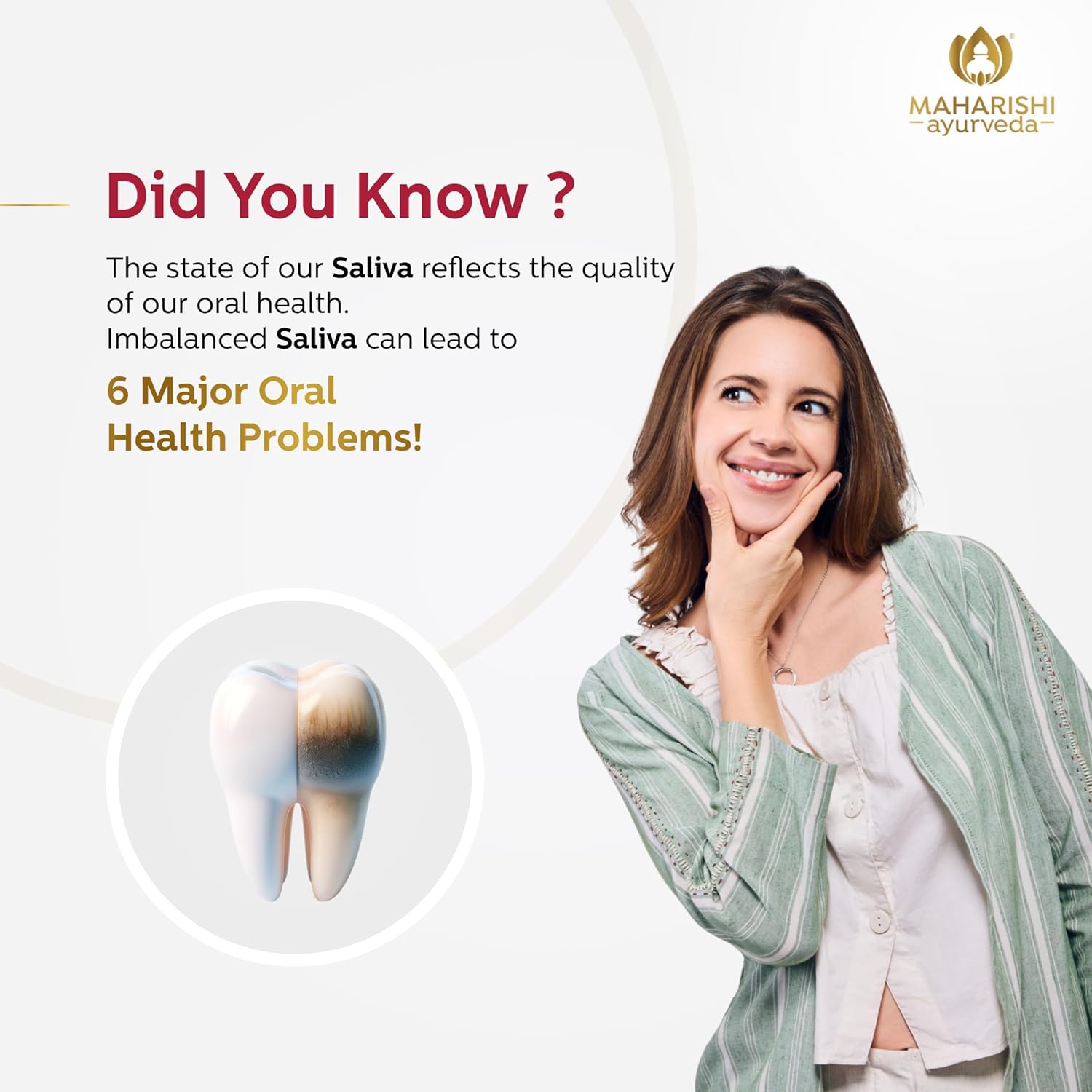 Maharishi Ayurveda Ayurdent Classic Toothpaste with 1 Pack Free Copper Tongue Cleaner Saliva Balancing Formula 75ml