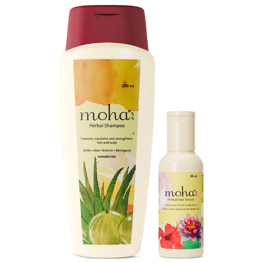 Moha Cosmetics Hair Shampoo and Serum Radiance Combo