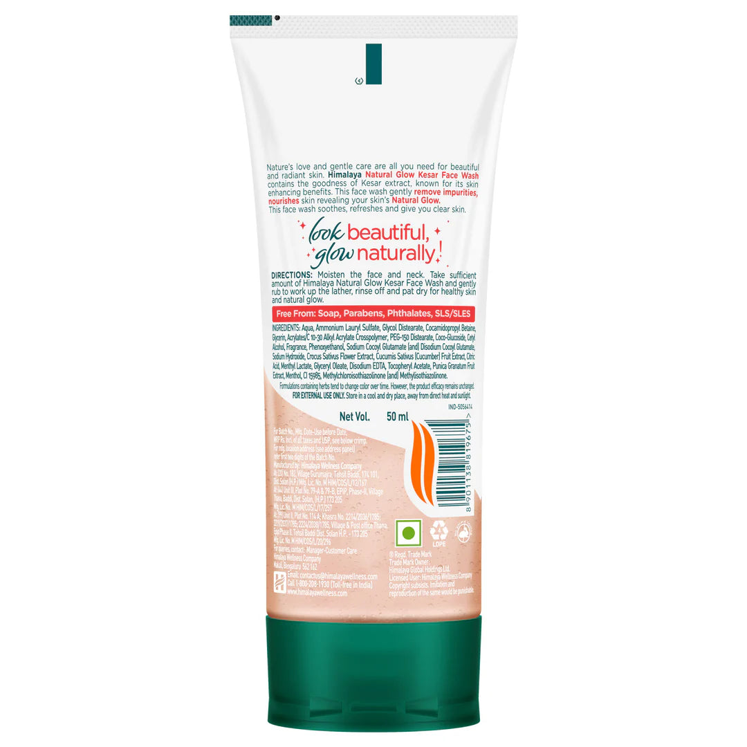 Himalaya Natural Glow Kesar Face Wash