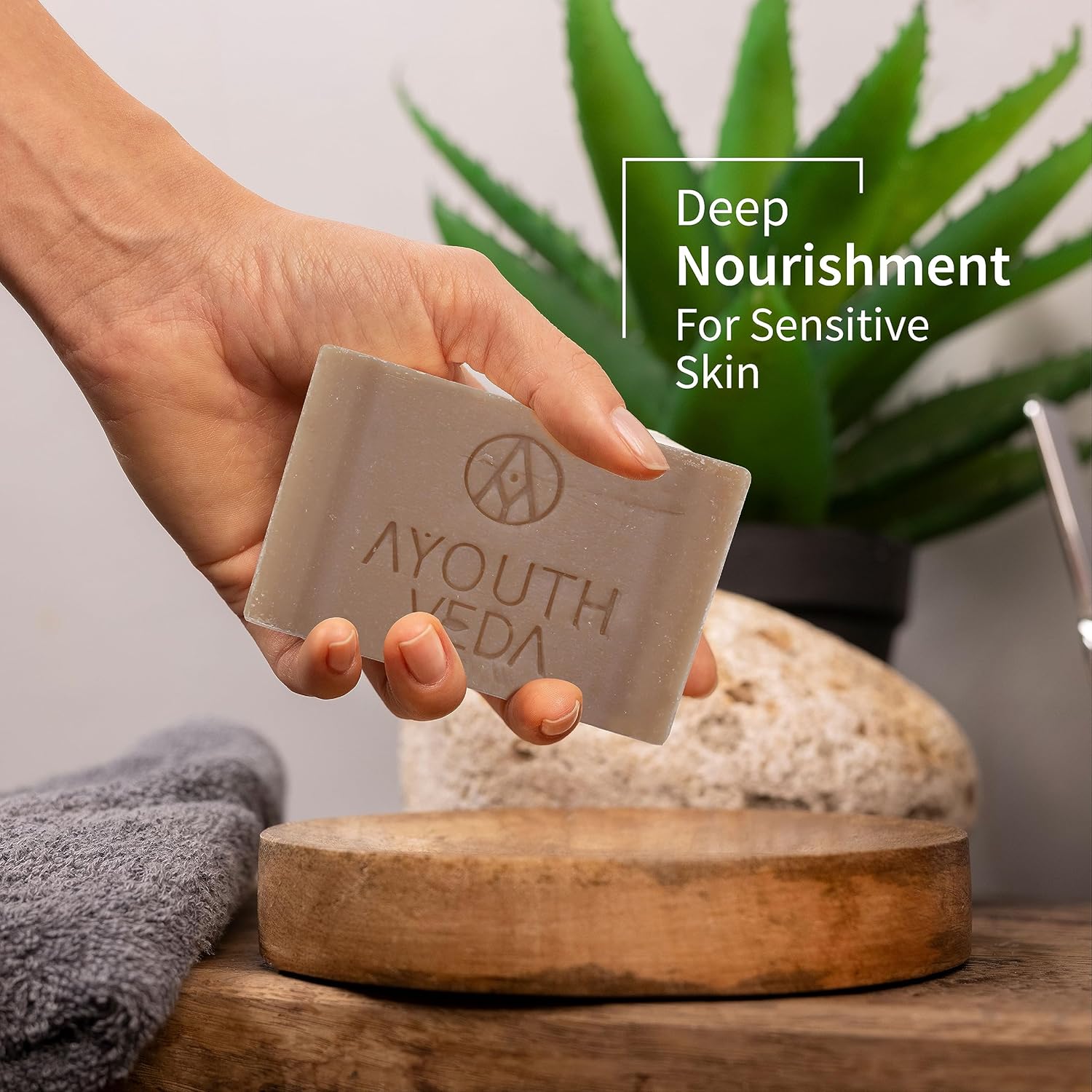 Aimil Ayouthveda Cosmetics Delicate Skin Pure Handmade Castile Soap 110g