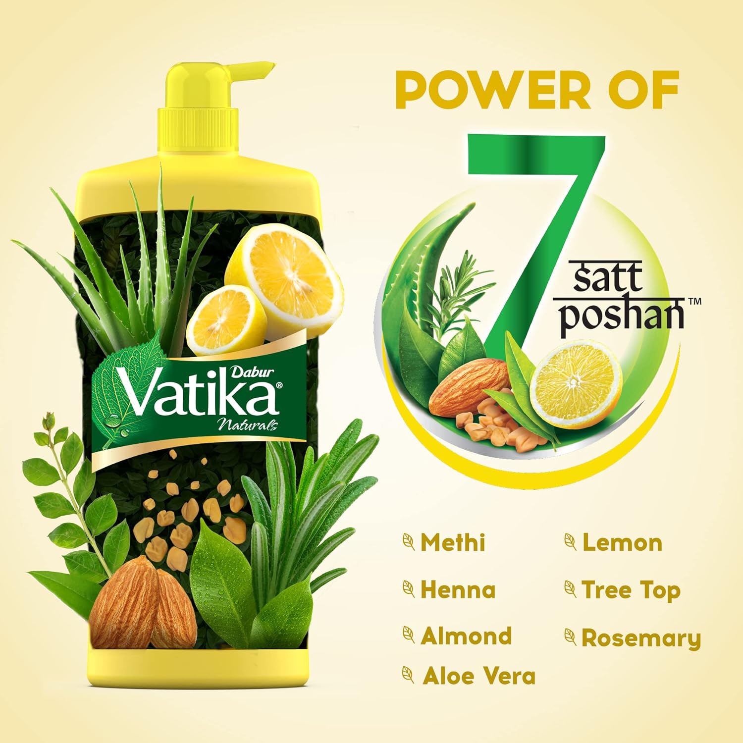 Dabur Ayurvedic Vatika Naturals Anti Dandruff Hair Shampoo