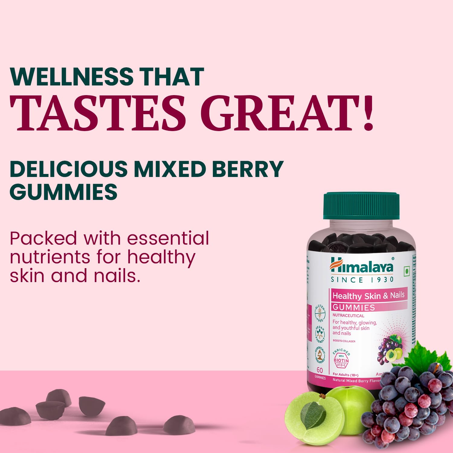 Himalaya Ayurvedic Healthy Skin & Nail Gummies