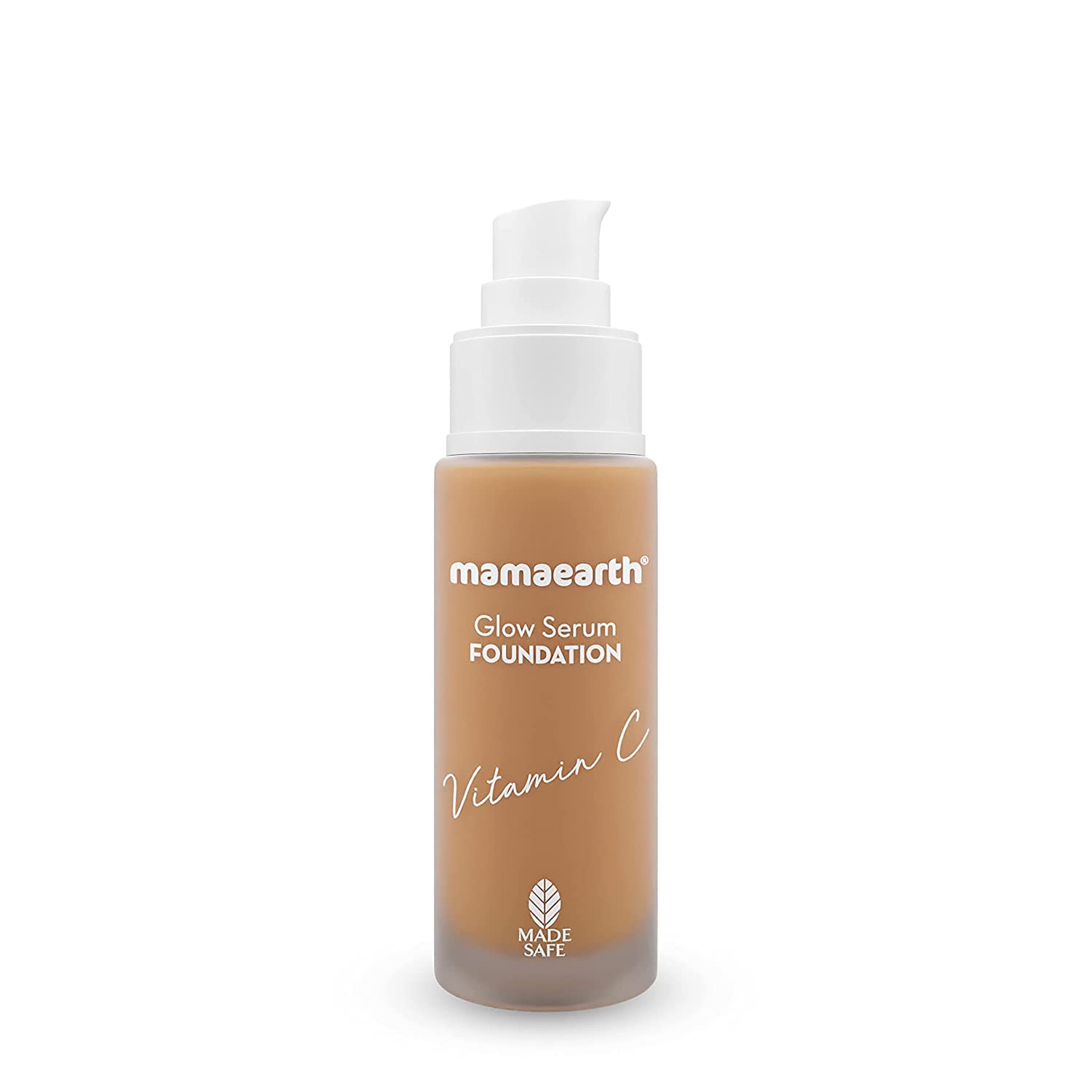 Mamaearth Glow Serum Foundation Color Almond Glow,Beige Glow,Crème Glow,Ivory Glow,Natural Glow,Nude Glow,Sand Glow & Warm Glow 30ml
