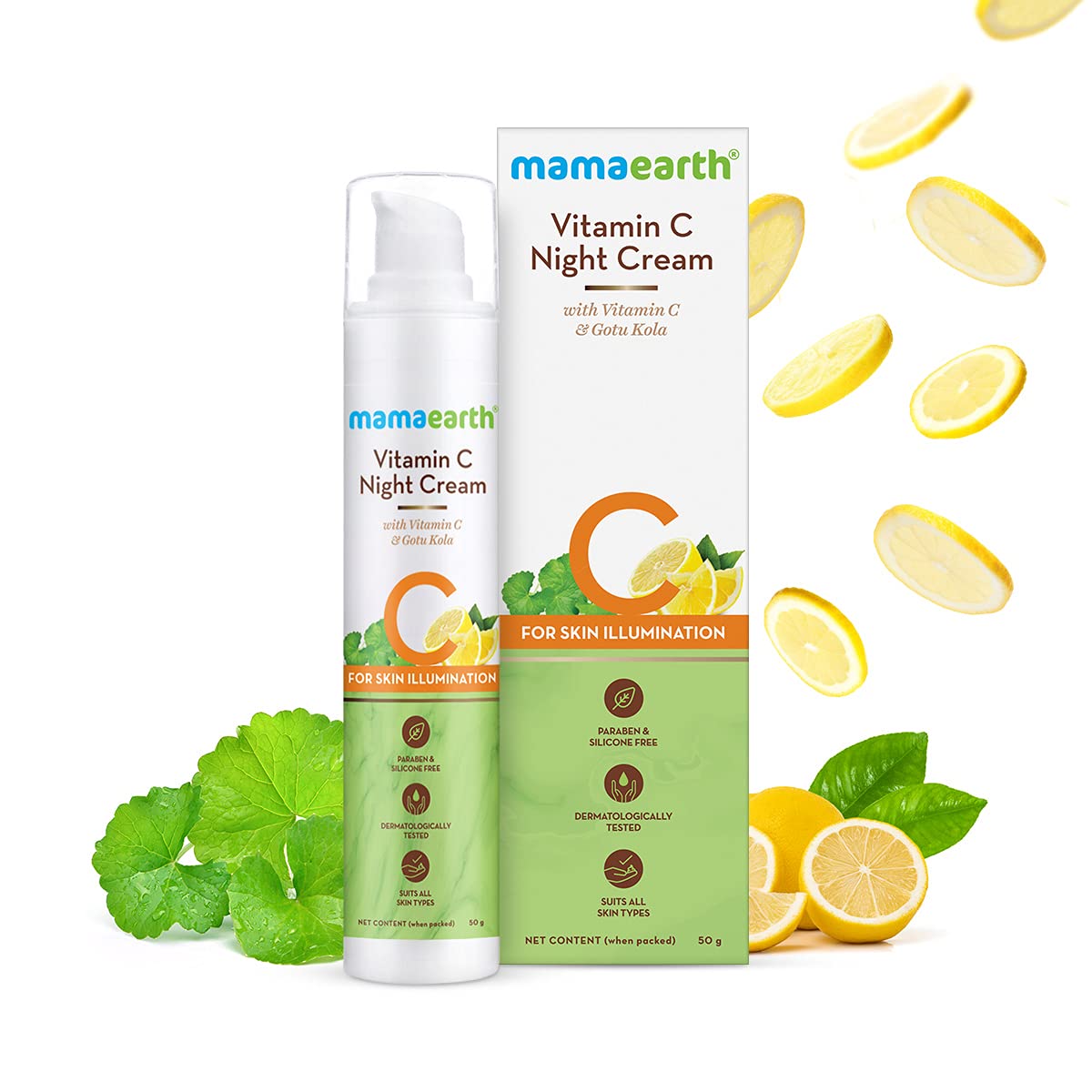 Mamaearth Vitamin C Night Cream 50g