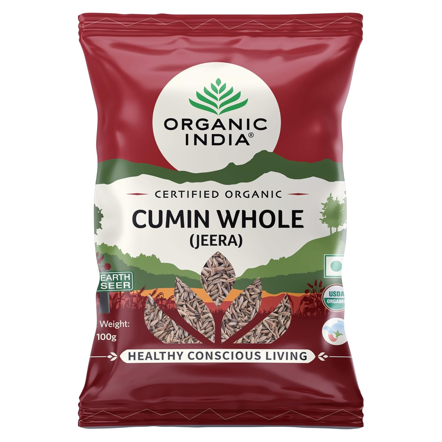 Organic India Cumin Whole (Jeera) 100g