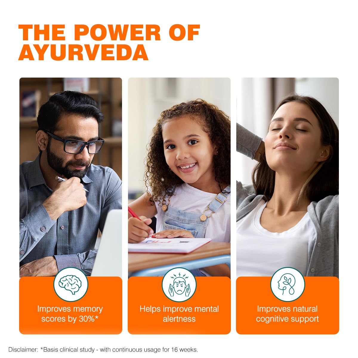 Himalaya Ayurvedic Organic Bacopa Brahmi Caplets