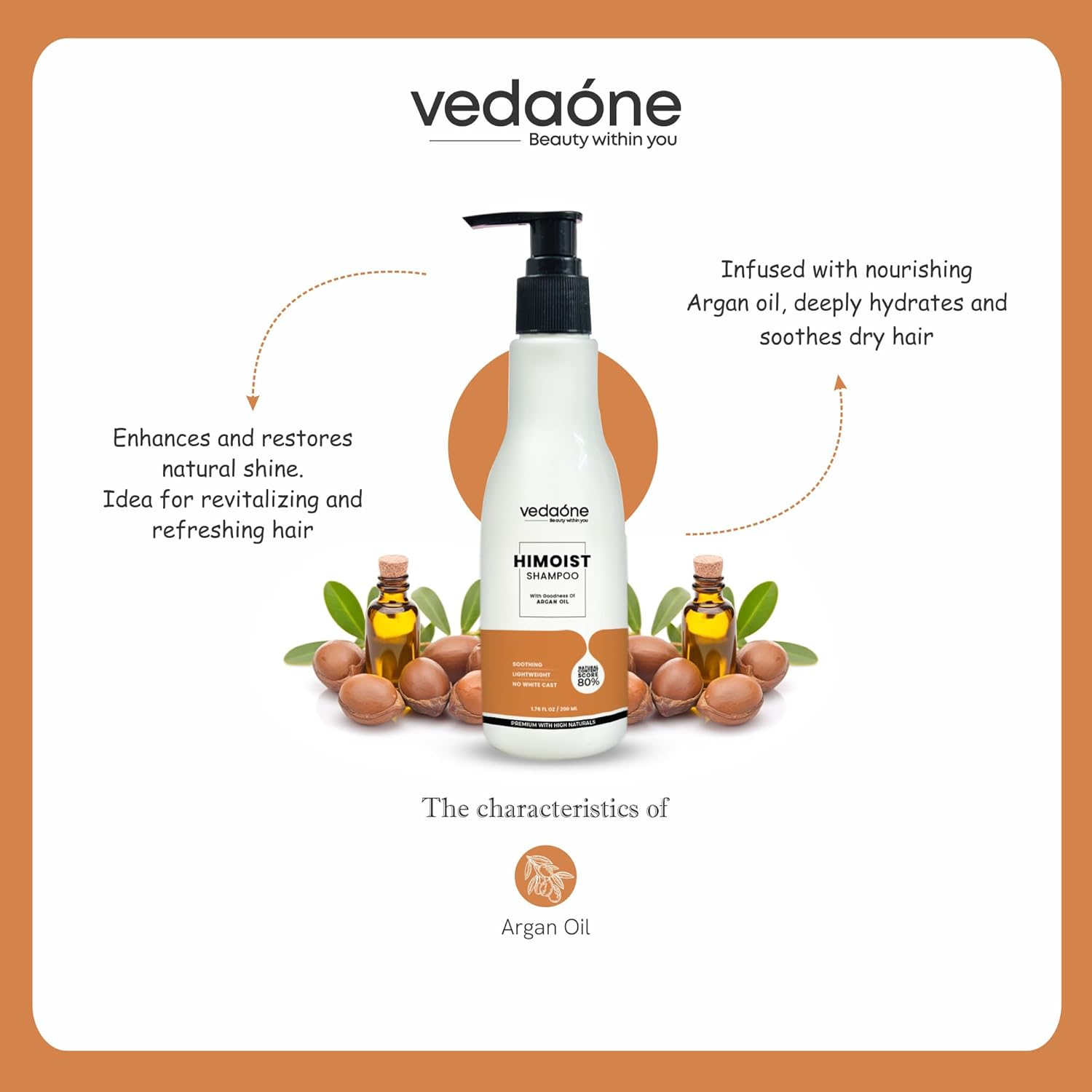 Vedaone Cosmetics Himoist Shampoo 200ml