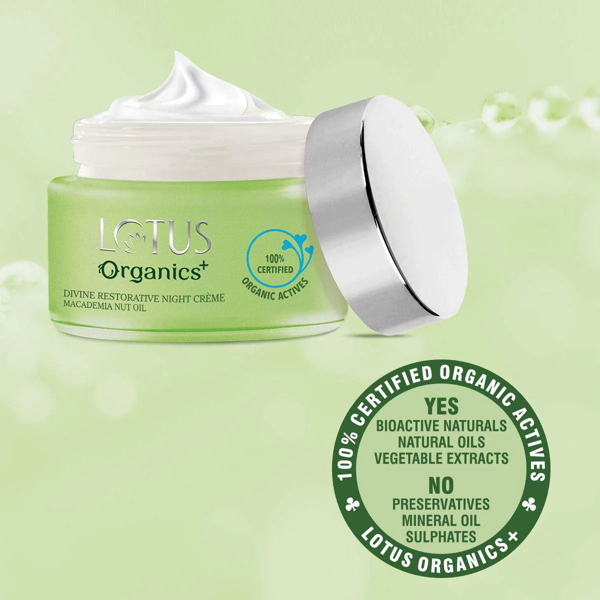 Lotus Organics+ Cosmetics Divine Restorative Night Cream 50g