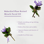 Lotus Organics+ Cosmetics Bakuchiol Plant Retinol Miracle Face Oil 15ml