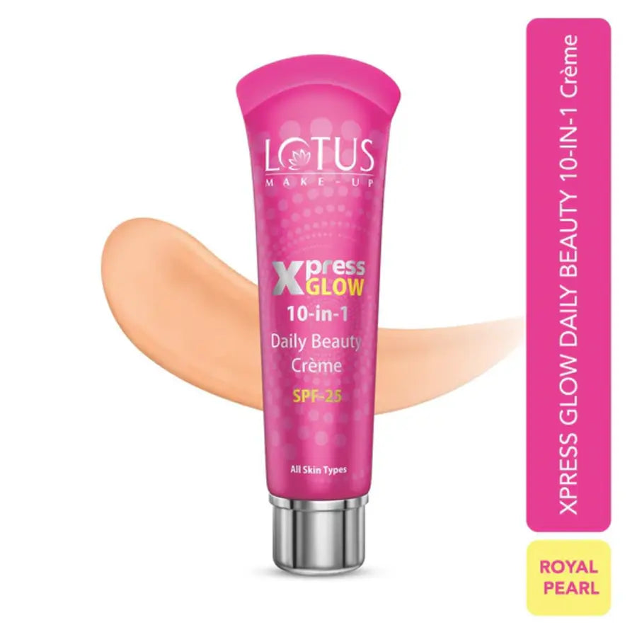 Lotus Make Up Cosmetics Xpress Glow Daily Beauty 10 In 1 Cream SPF-25 30g