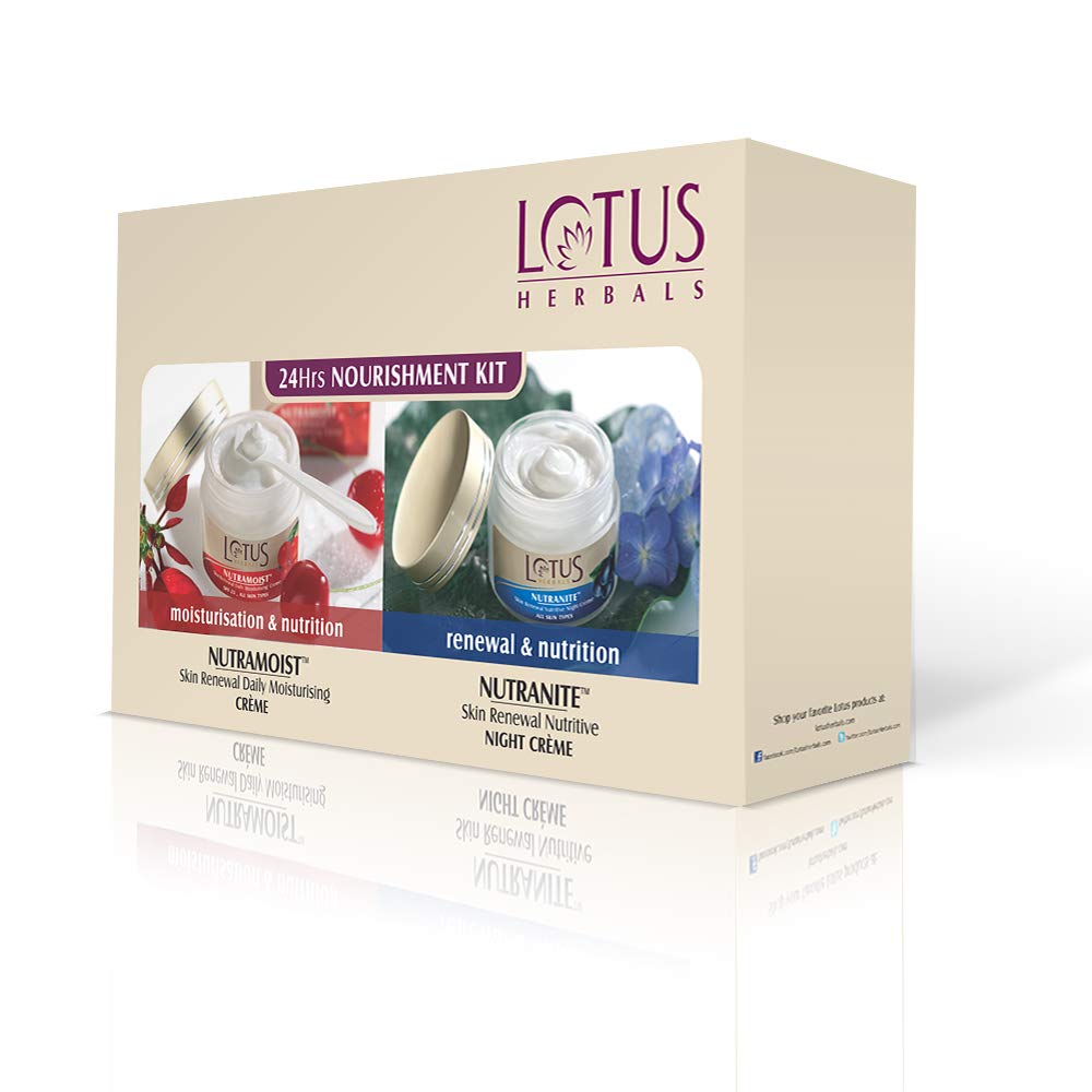 Lotus Herbals Cosmetics 24Hrs Nourishment Kit