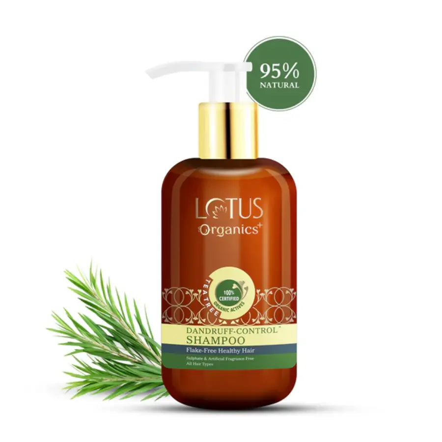 Lotus Organics+ Cosmetics Chemical Free Anti Dandruff Shampoo 300ml