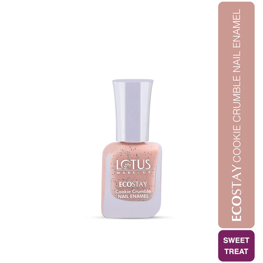 Lotus Makeup Cosmetics Ecostay Cookie Crumble Nail Enamel Chip Resistent 10ml
