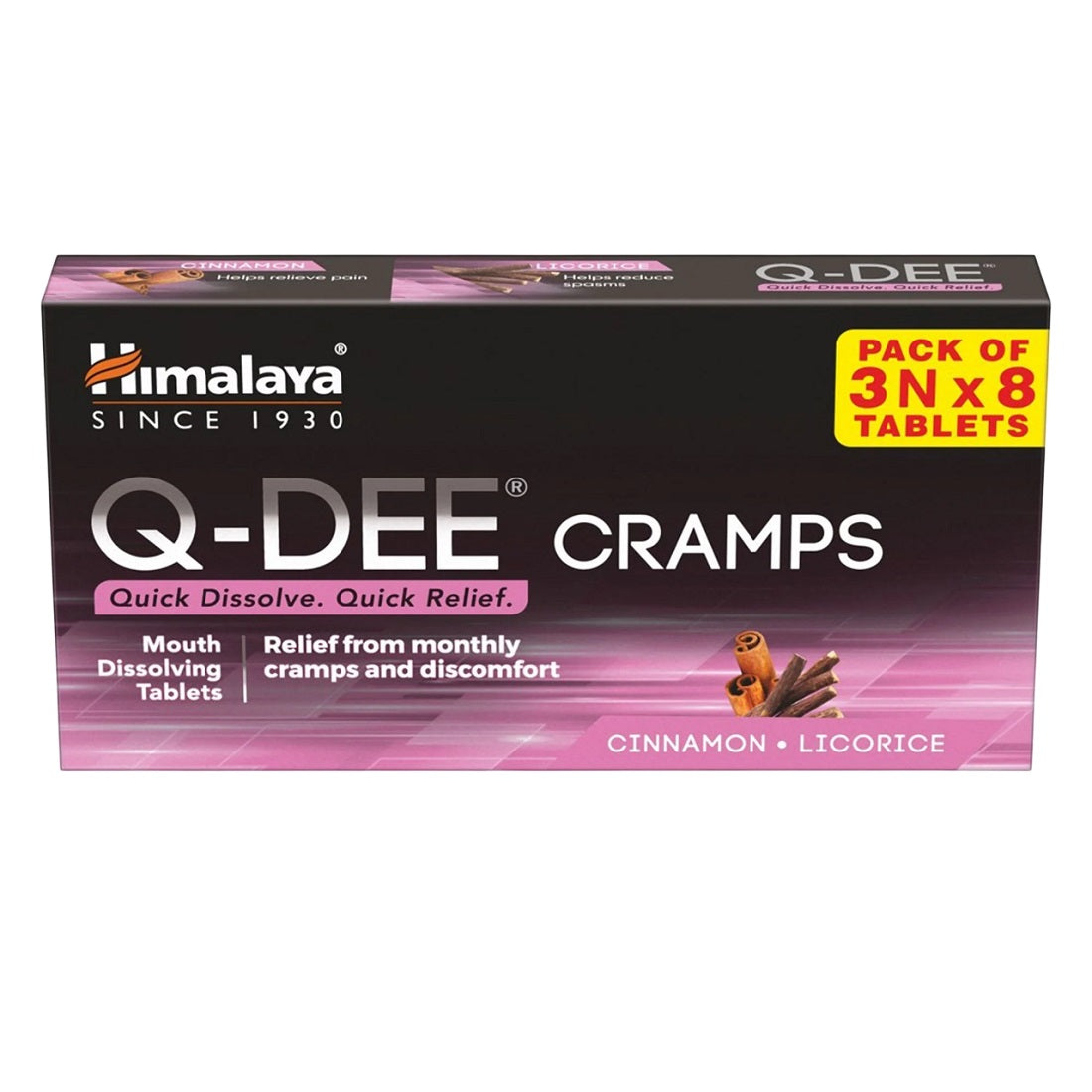 Himalaya Herbal Q DEE Cramps 8 Tablets