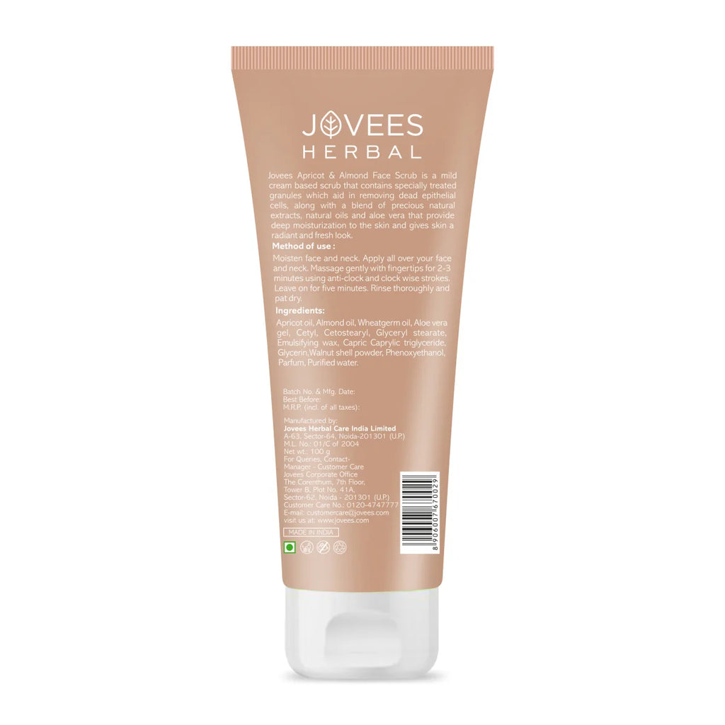 Jovees Herbal Cosmetics Apricot & Almond Face Scrub