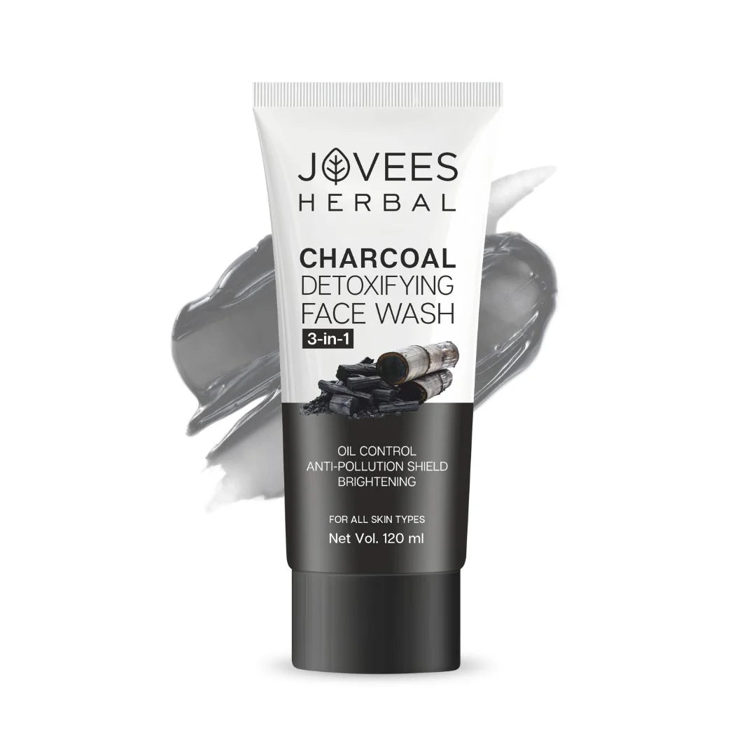 Jovees Herbal Activated Charcoal Detoxifying Face Wash 120ml