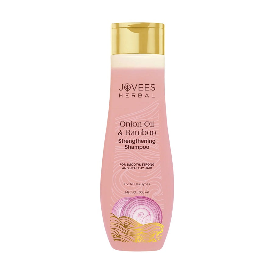 Jovees Herbal Cosmetics Red Onion Oil & Bamboo Strengthening Shampoo 300ml