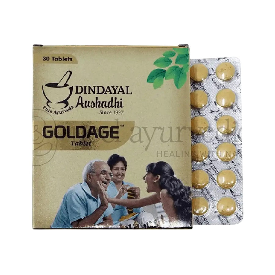 Dindayal Aushadhi Ayurvedic Goldage 30 Tablet