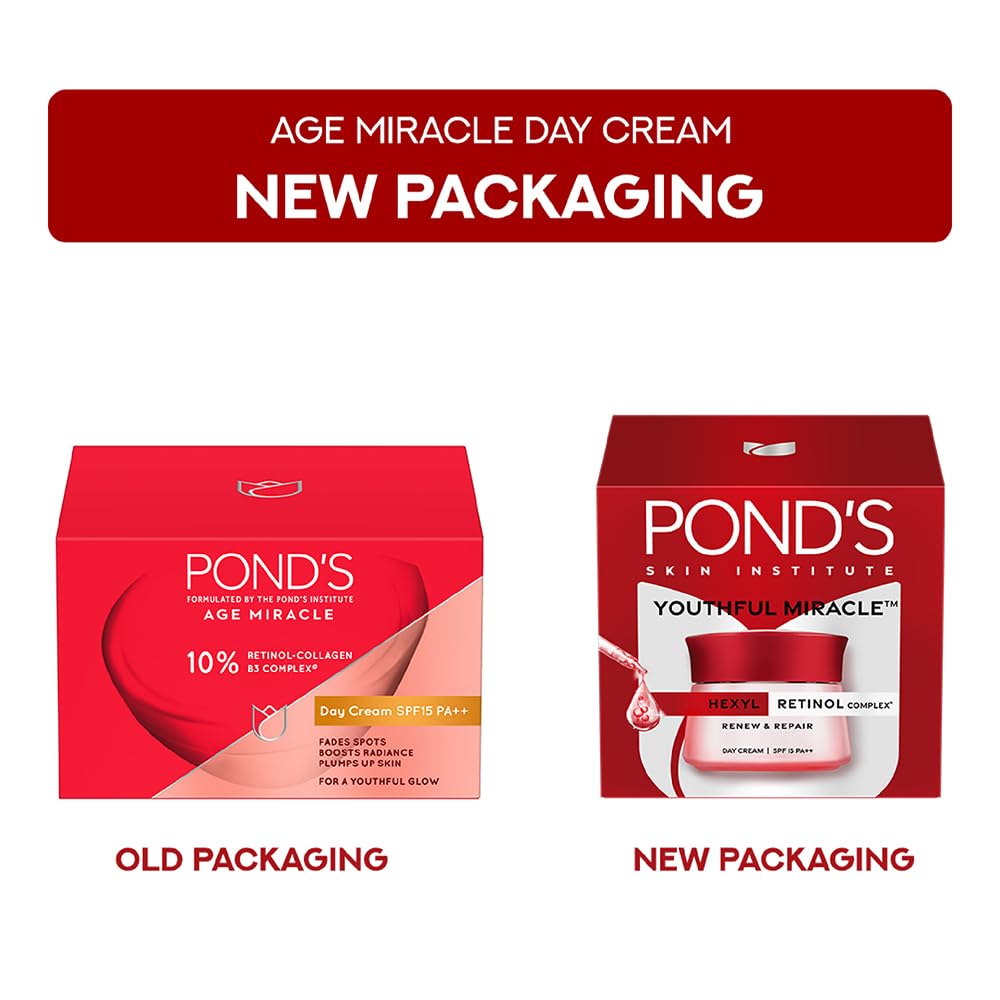 Pond's Age Miracle Youthful Glow SPF 15 PA++ Day Cream 50g