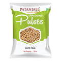 Patanjali Unpolished Pulses White Peas Dry Beans 500g
