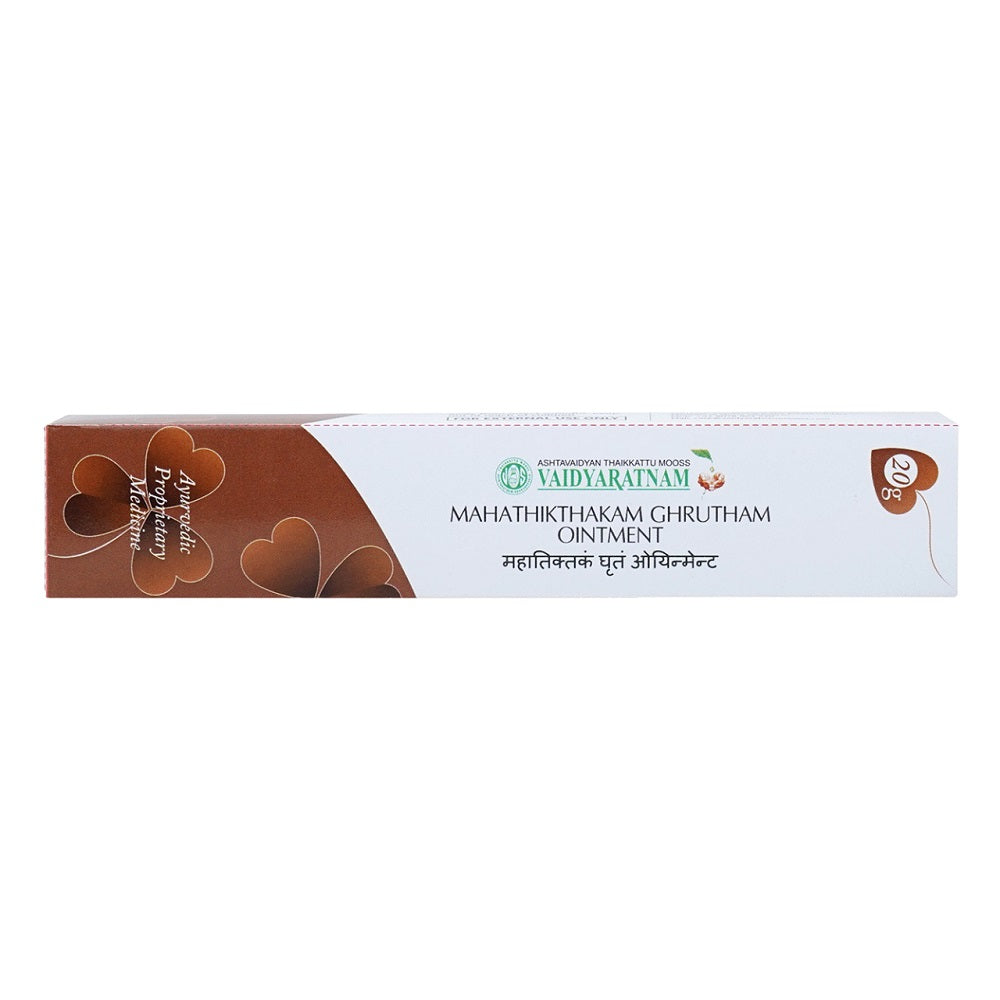 Vaidyaratnam Mahathikthakam Ghrutham Ointment 20g