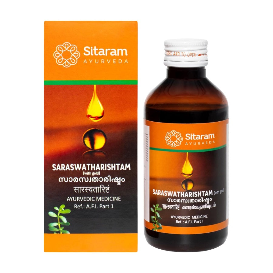 Sitaram Ayurveda Saraswatharishtam With Gold Syrup
