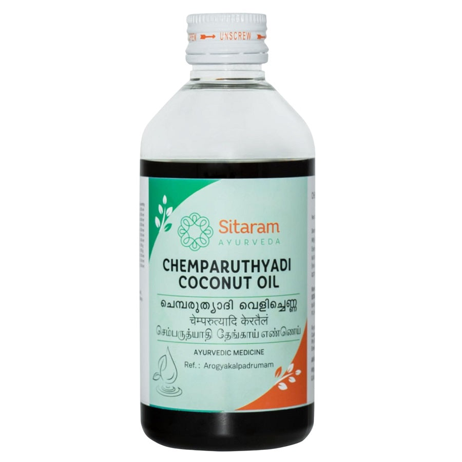 Sitaram Ayurveda Chemparuthyadi Coconut Oil