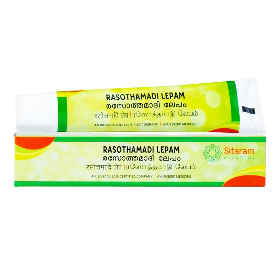 2 X Sitaram Ayurveda Rasothamadi Lepam 15gms