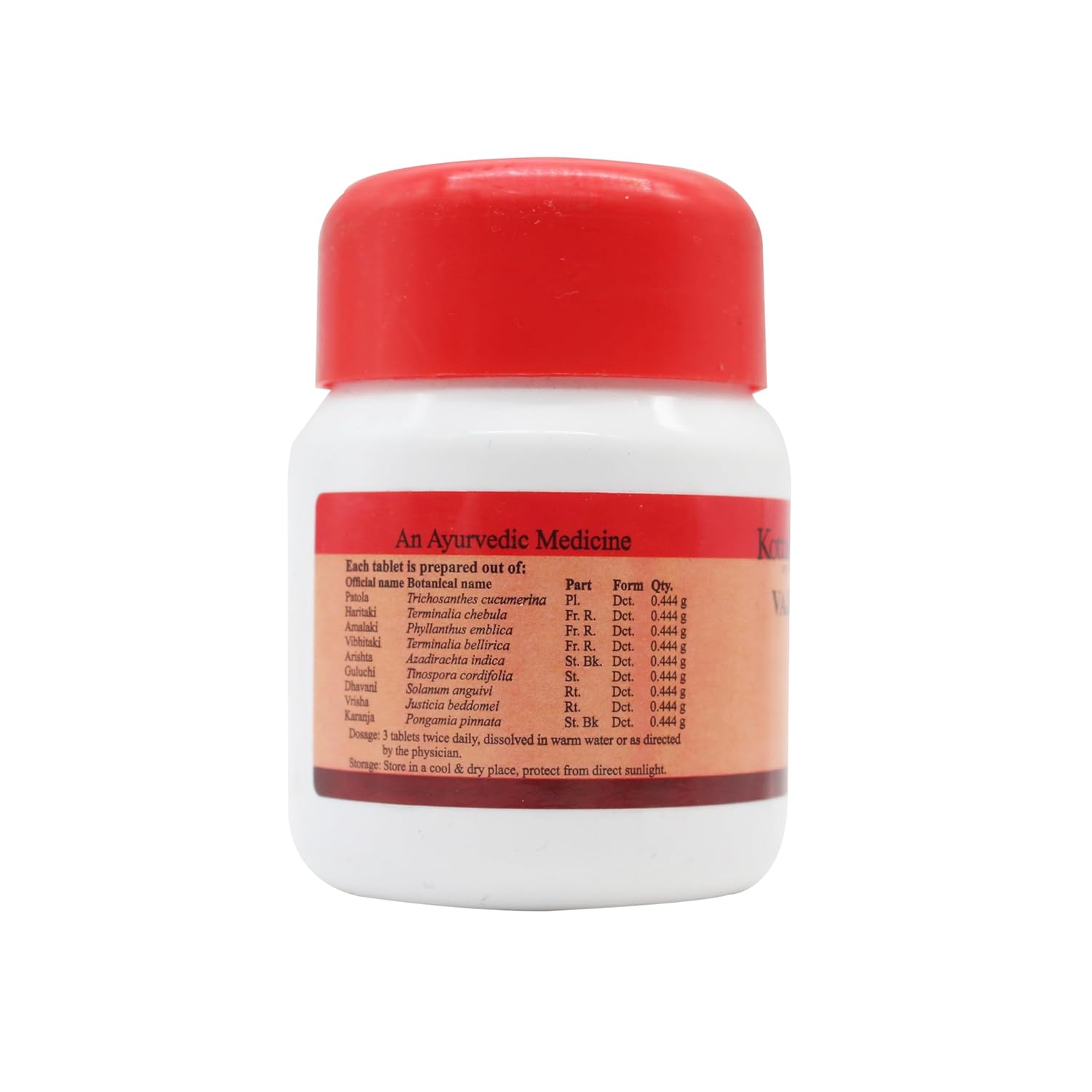 Kottakkal Ayurvedic Vajrakam Kwatham 60 Tablets