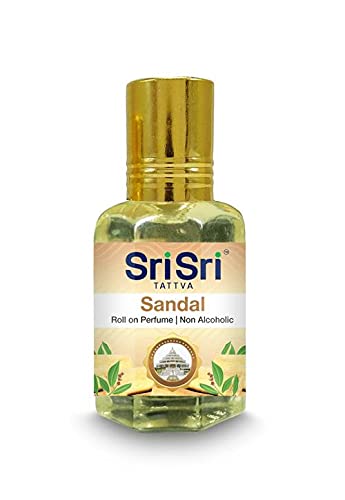 Sri Sri Tattva Aroma Blossom,Divine,Deligth,Jasmine,Rose & Sandal Roll on Perfume