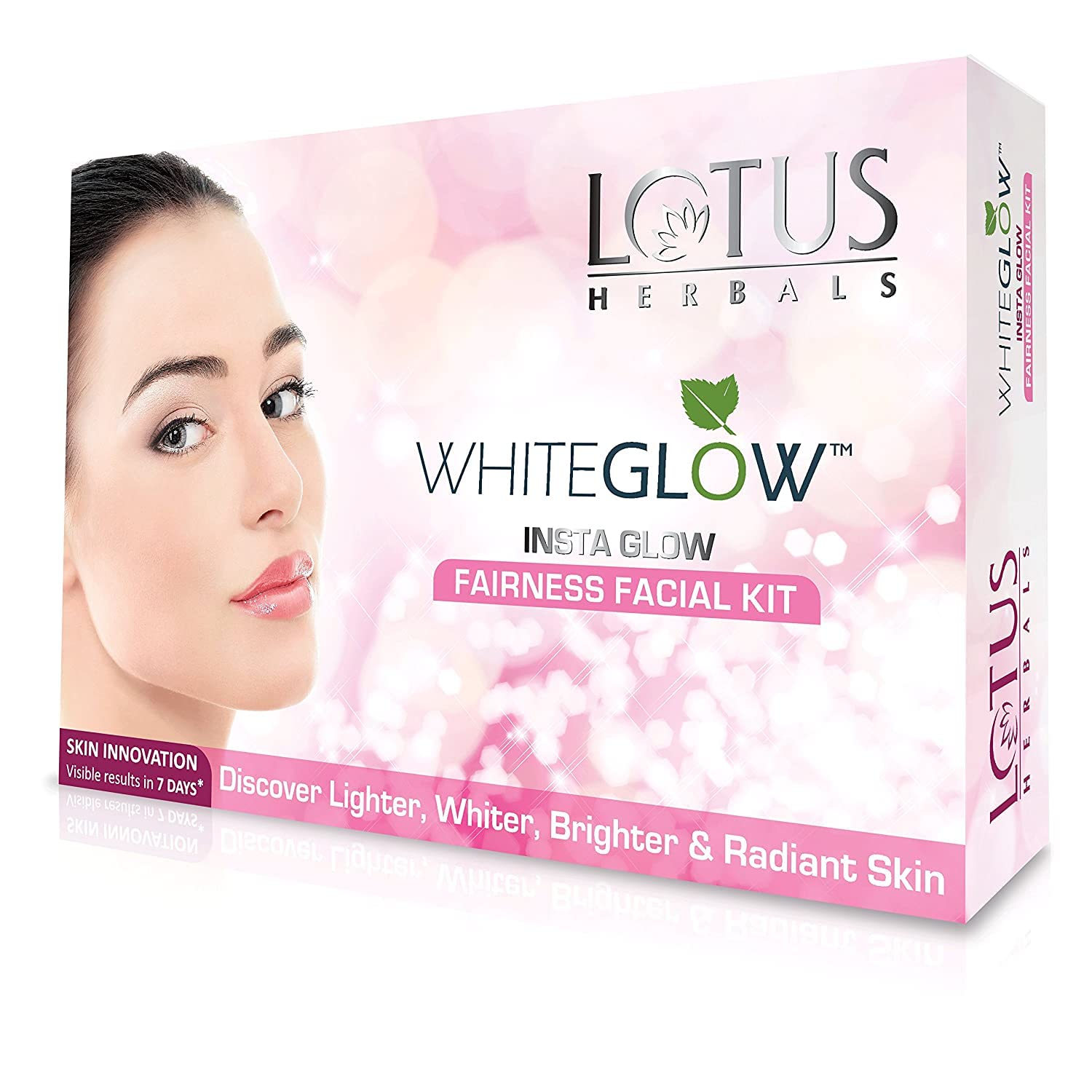 Lotus Herbals Cosmetics WhiteGlow InstaGlow Brightening Single Facial Kit 40g