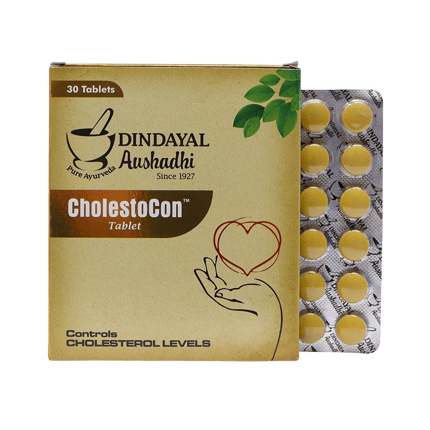 Dindayal Aushadhi Ayurvedic Cholestocon 30 Tablet